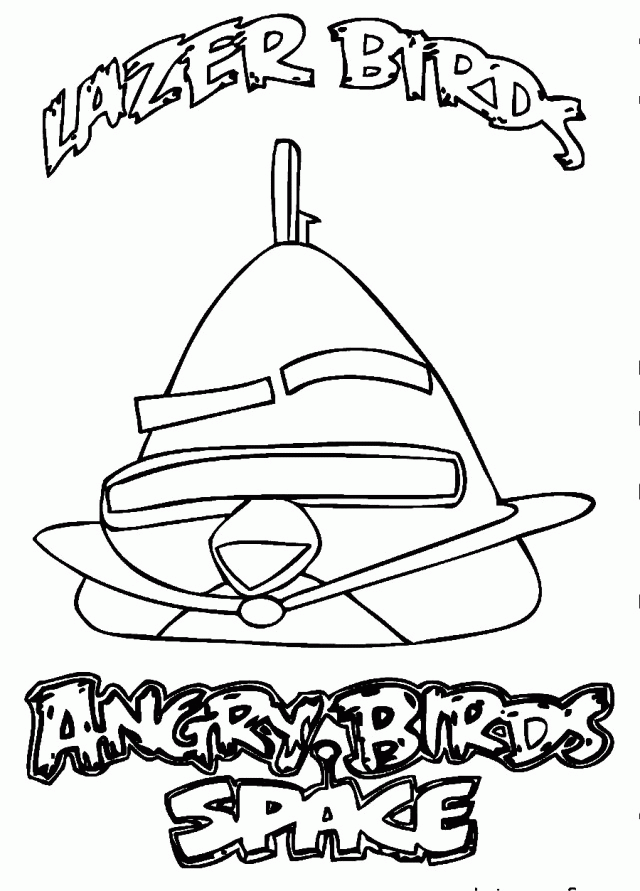 Plansa de colorat cu Angry Birds 133 39